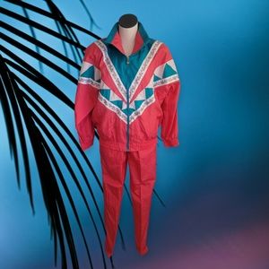 Vintage 90s Nylon Jogger 2pc set